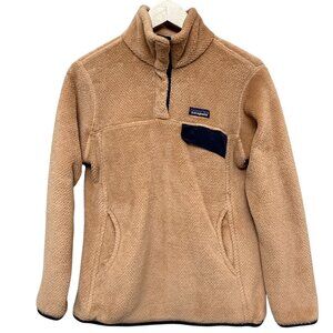 PATAGONIA Women's Re-Tool Snap-T® Pullover Medium Polartec Fleece Pullover Blush